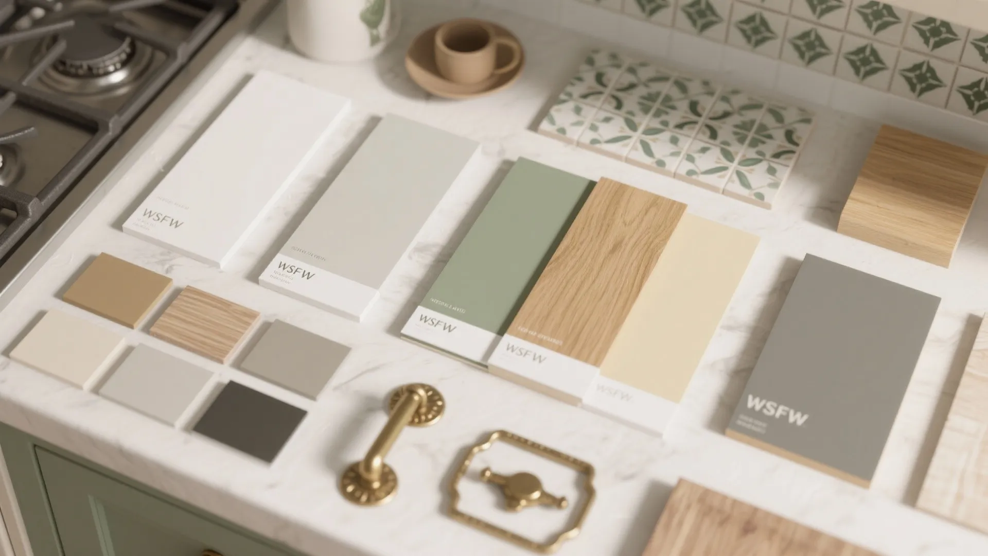 4. Light Palette with Bold Accents