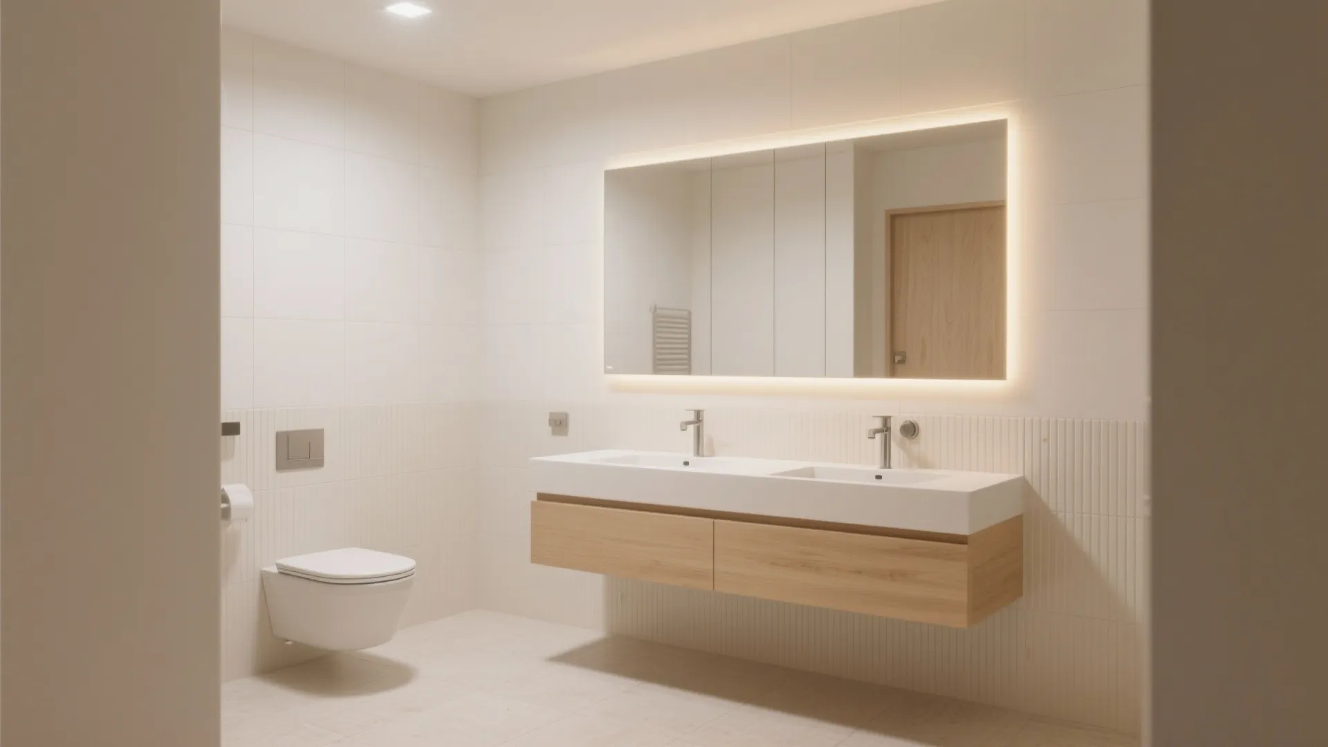 Minimalist Light-Toned Tile Palette