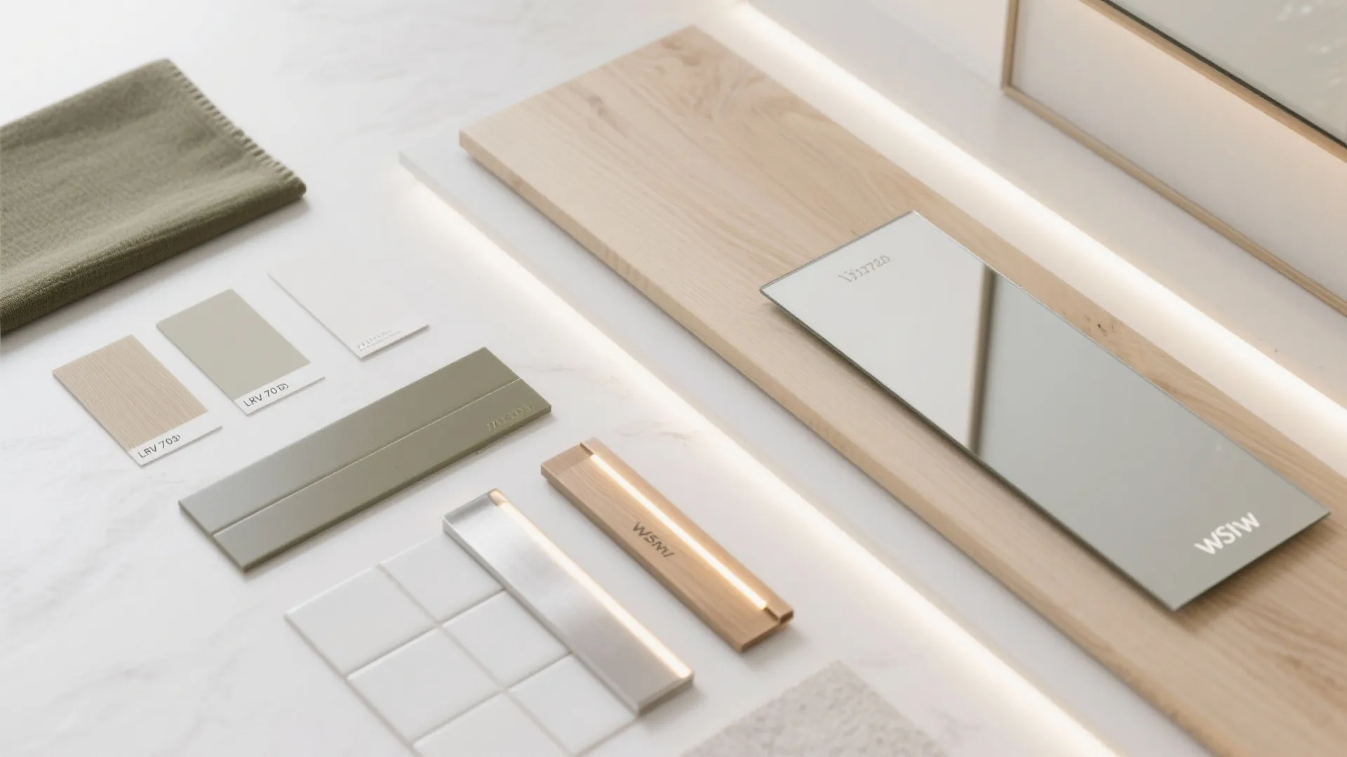 Light Palette, Layered Lighting, and Just-Right Mirrors