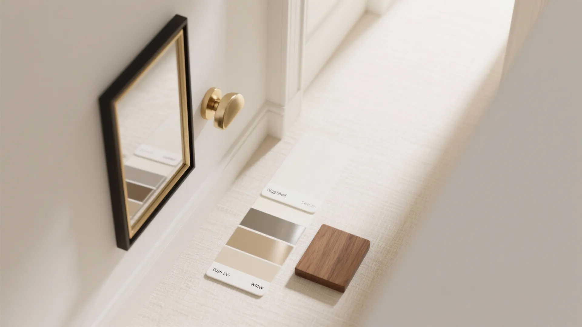 Light color palette and reflective surfaces