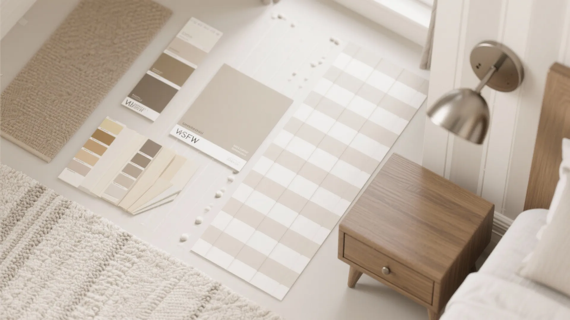 Light color palette with vertical texture