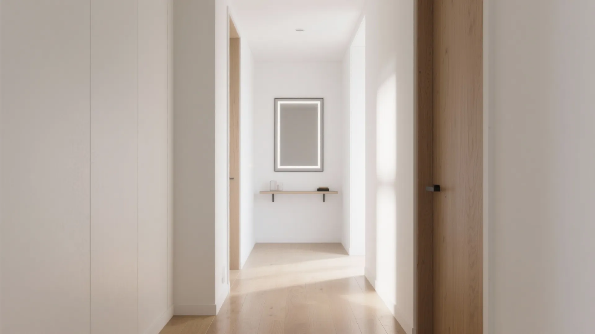 Light-first palette with reflective accents