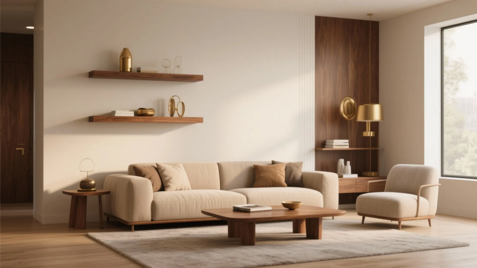 Light Color Palette with Warm Accents