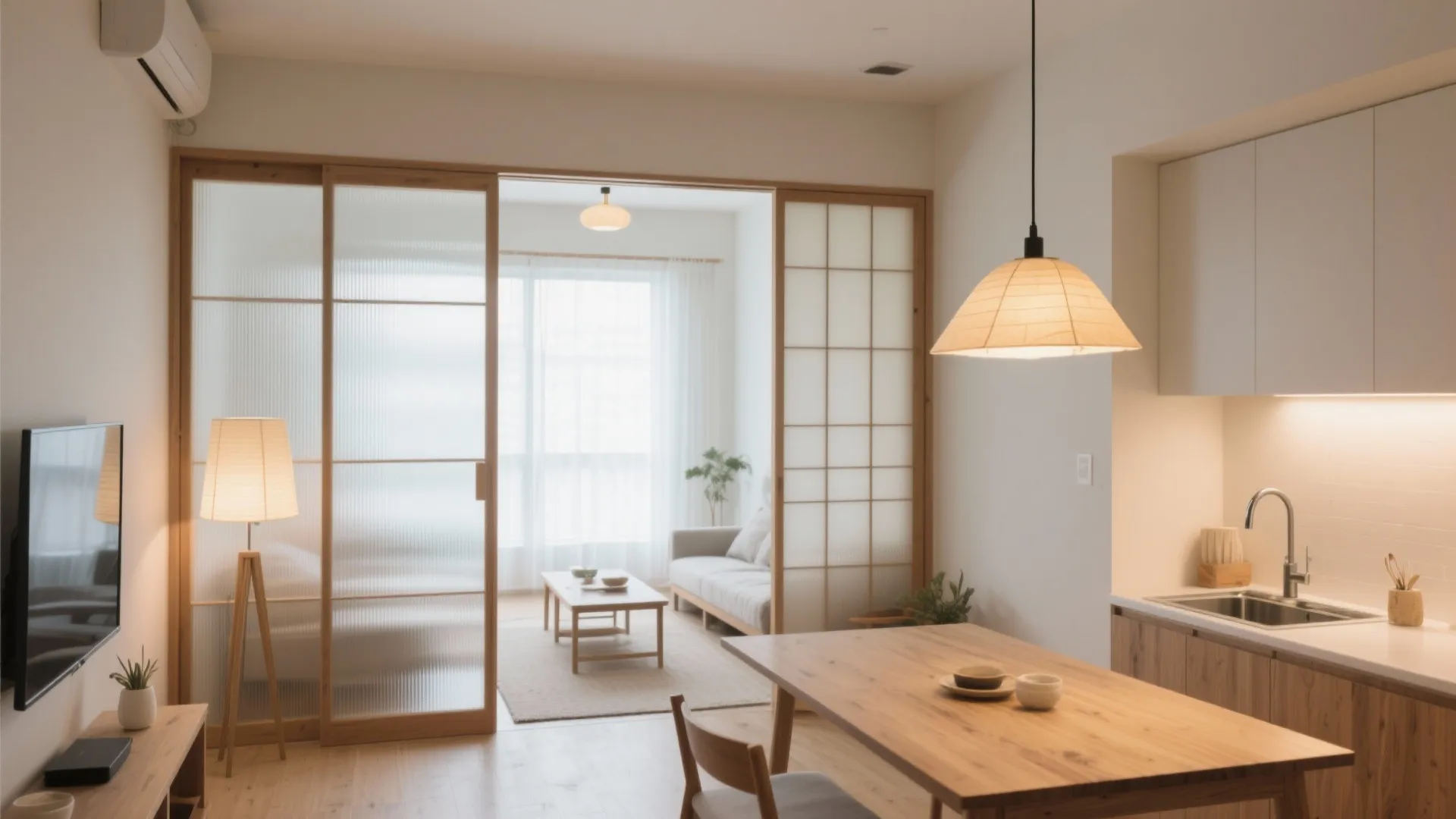 Tips 4: 光と仕切りで温度を分ける（日本都市の昼夜リズムを作る）