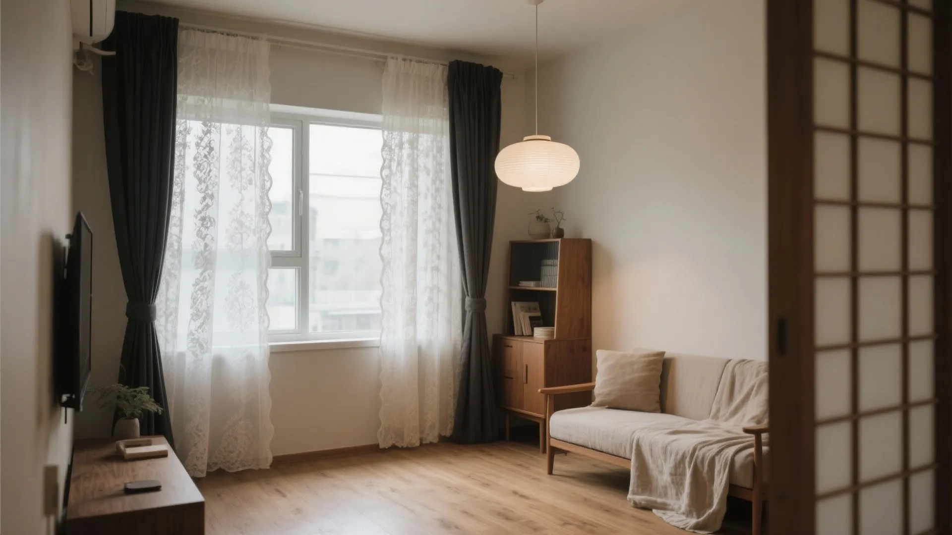 Tips 4: 小さくても“光の通り道”を作る（日本都市・日式風格）