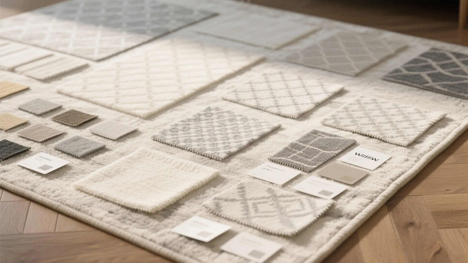 4. Light colors and subtle patterns expand the space