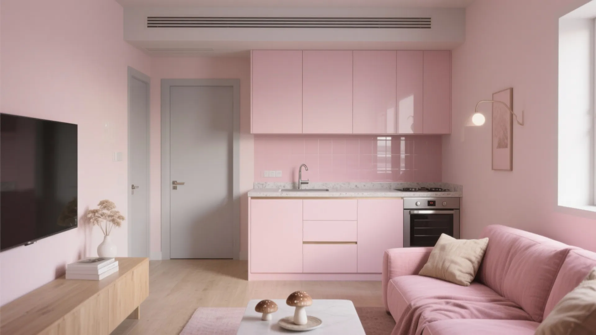 Light Pink Background Aesthetic: 5 Design Ideas: How I style soft pink spaces that feel calm, modern, and grown‑up