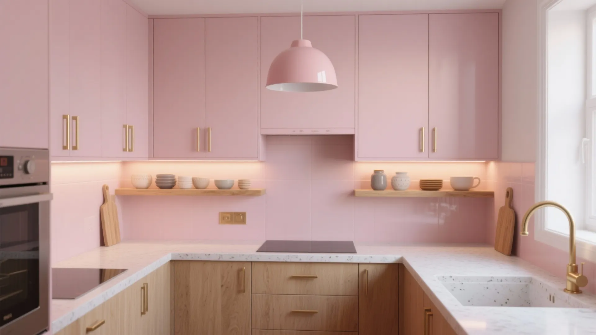 Light Pink Aesthetic: 5 Smart Kitchen Design Ideas: My top 5 light pink aesthetic ideas for small kitchens—stylish, practical, and data-backed