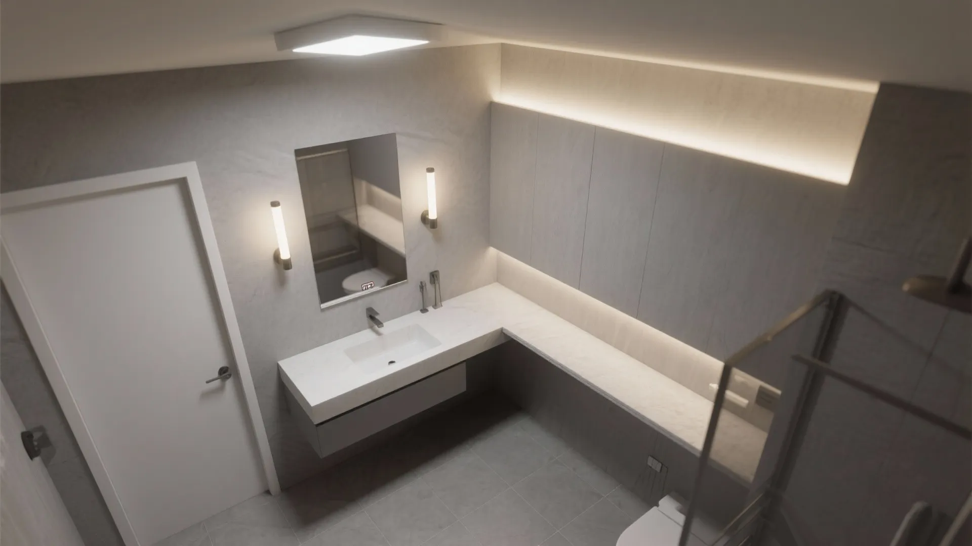 Idea 3: Light it like a dressing room (but smarter)