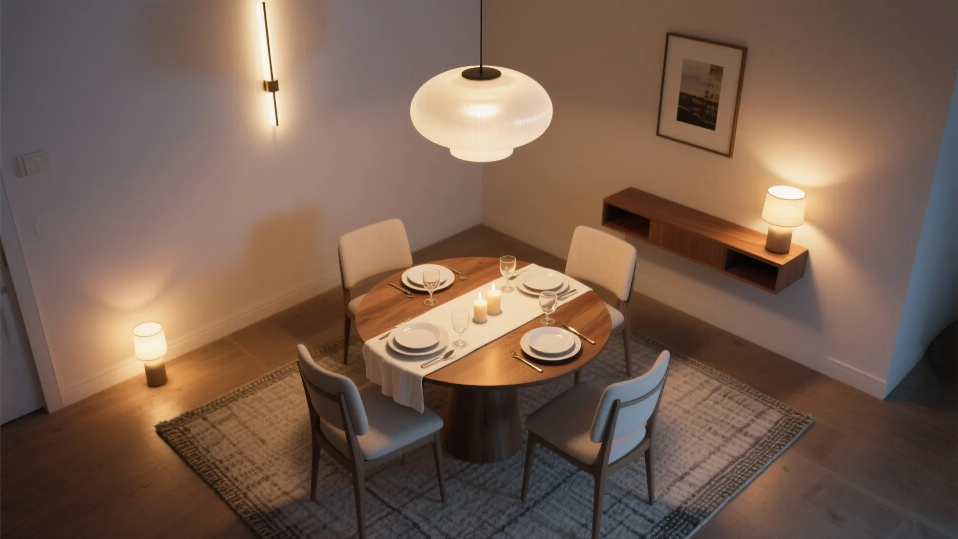 Layered Lighting That Flatters the Table