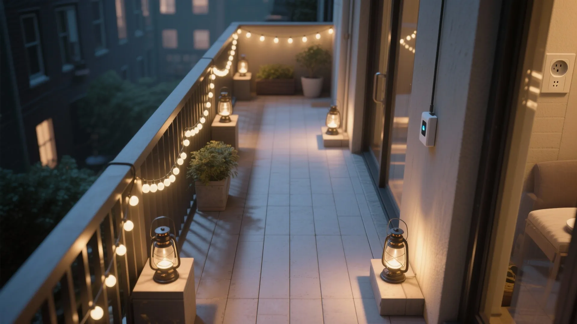 Ambient Lighting: Lanterns, String Lights, and Safety