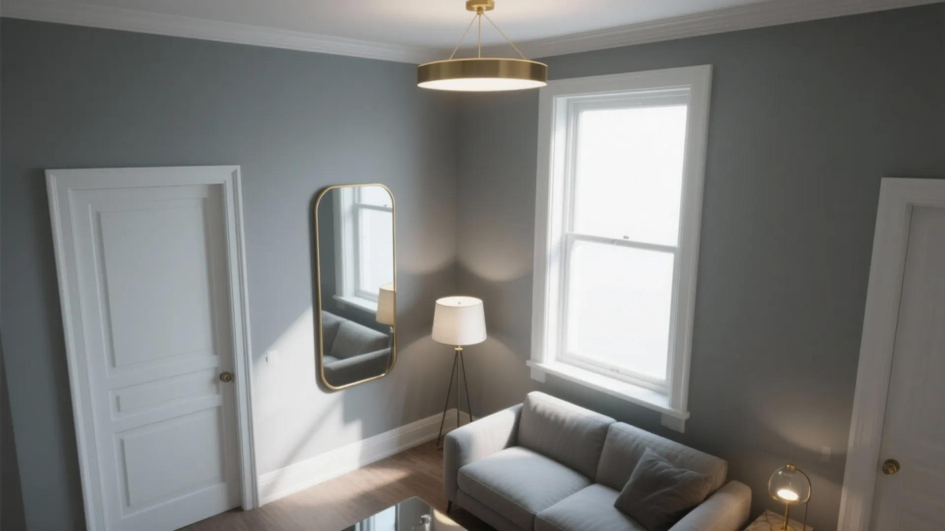 Boost Light: High-LRV Paint, Glossy Trim, and Mirror Strategy