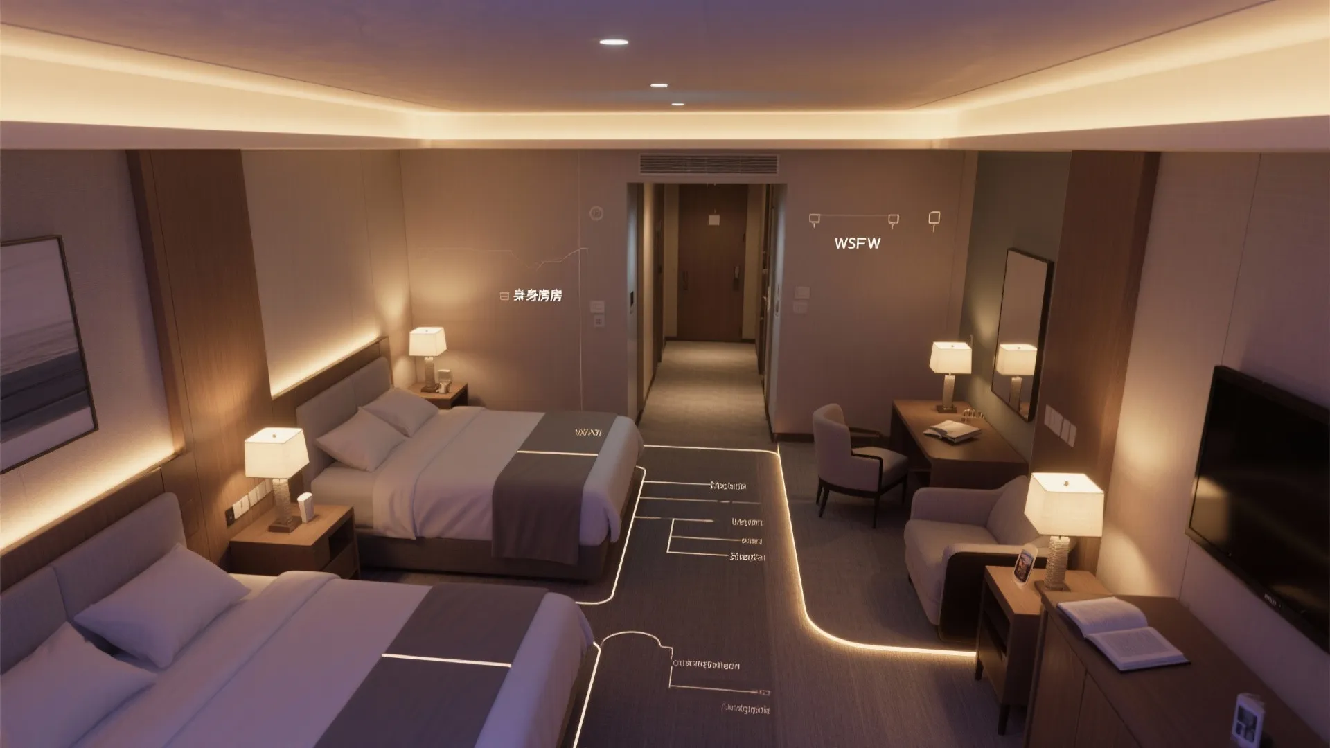 Layered, Circadian Lighting Without Glare