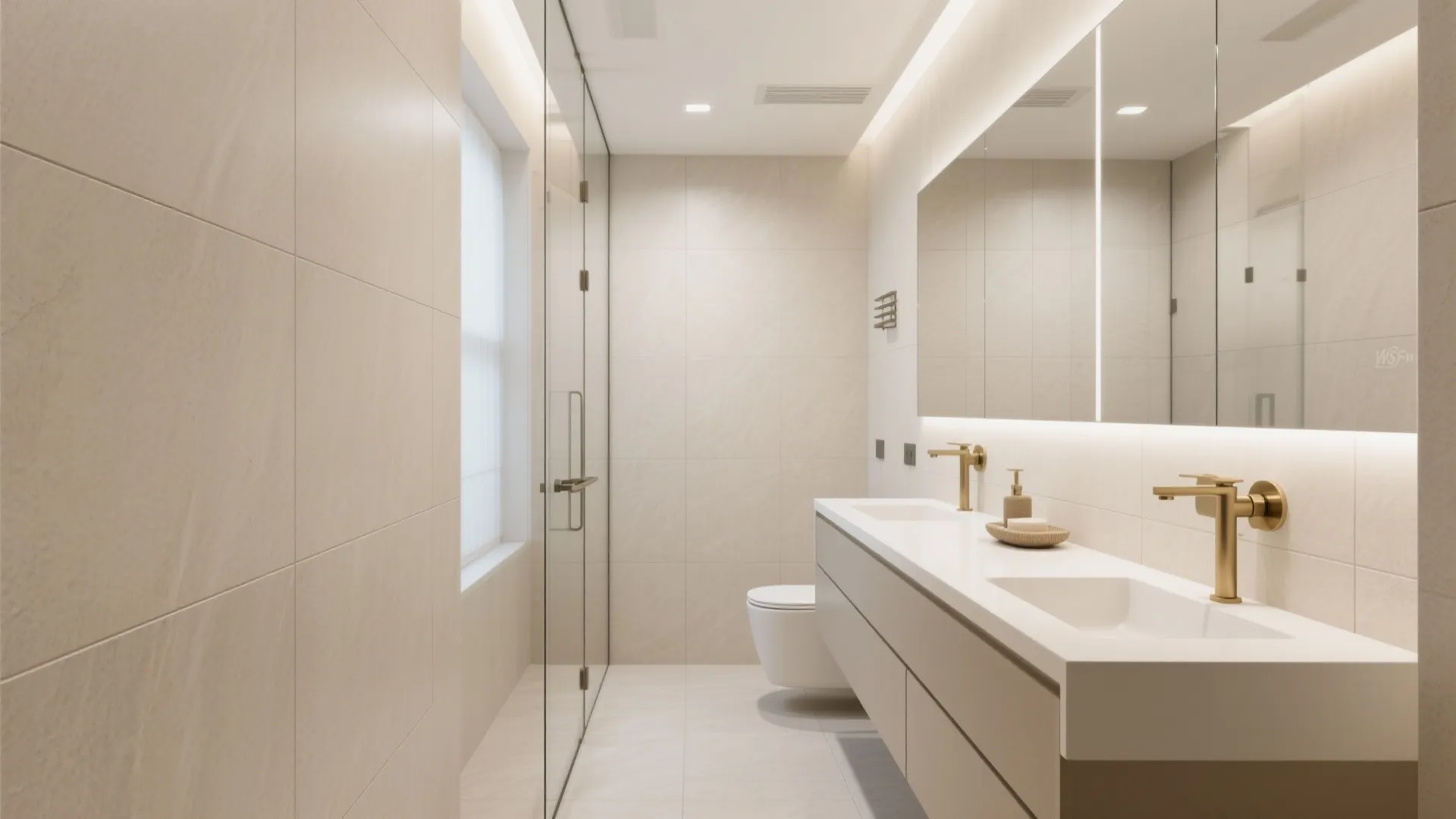 Light-Toned Large-Format Porcelain