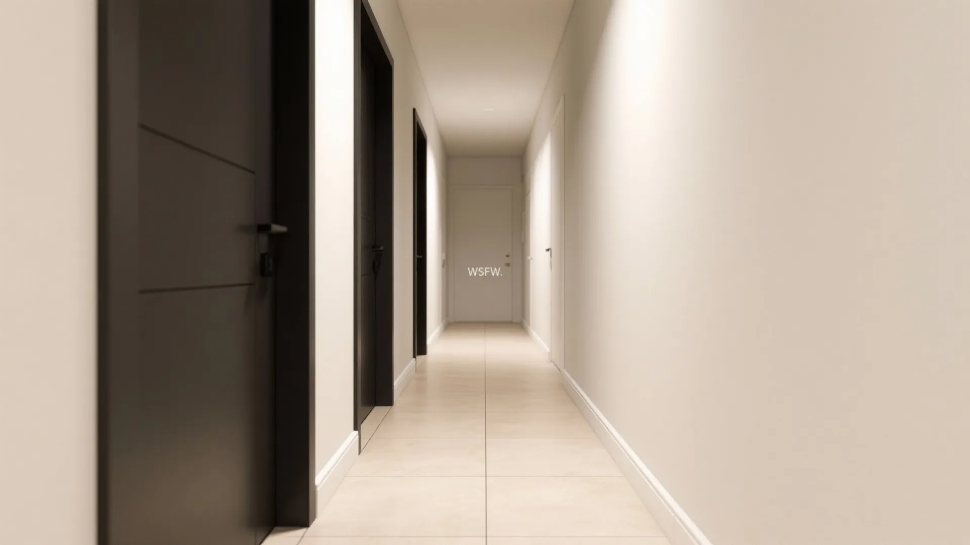 Light-toned large-format tiles for airy halls