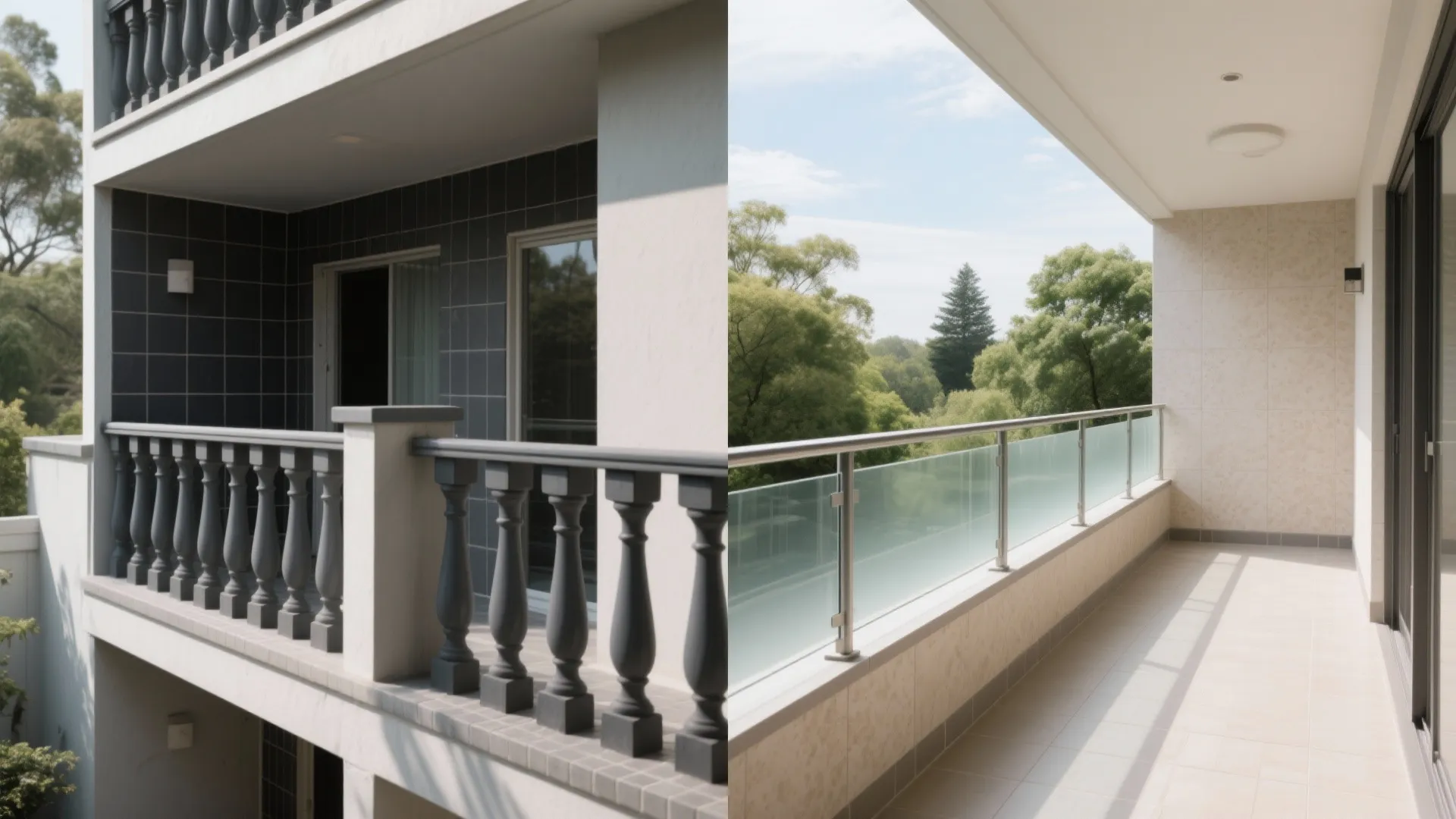 Light Railings and a Pale Palette