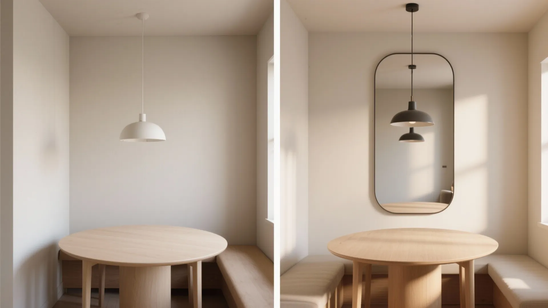 4. Light, Reflective Surfaces to Enlarge the Feel