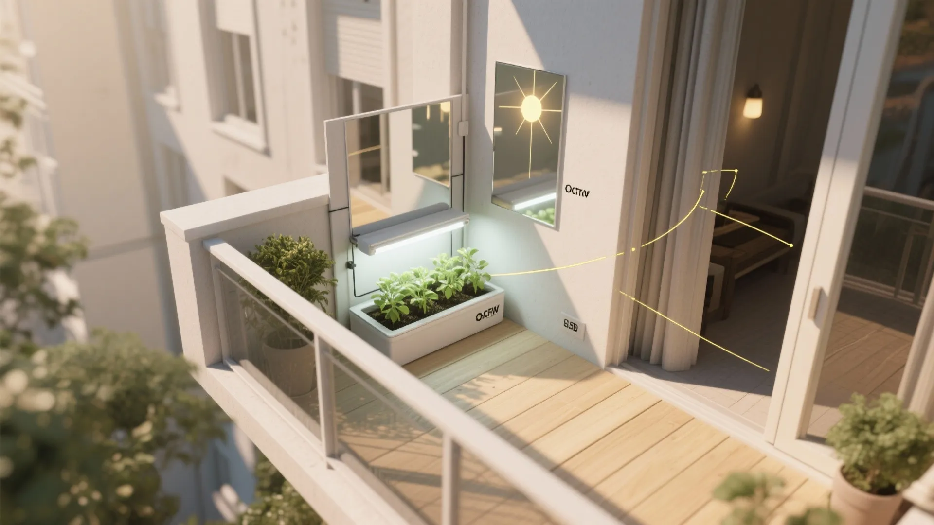 5. Brighten and extend the season with light and reflective tricks