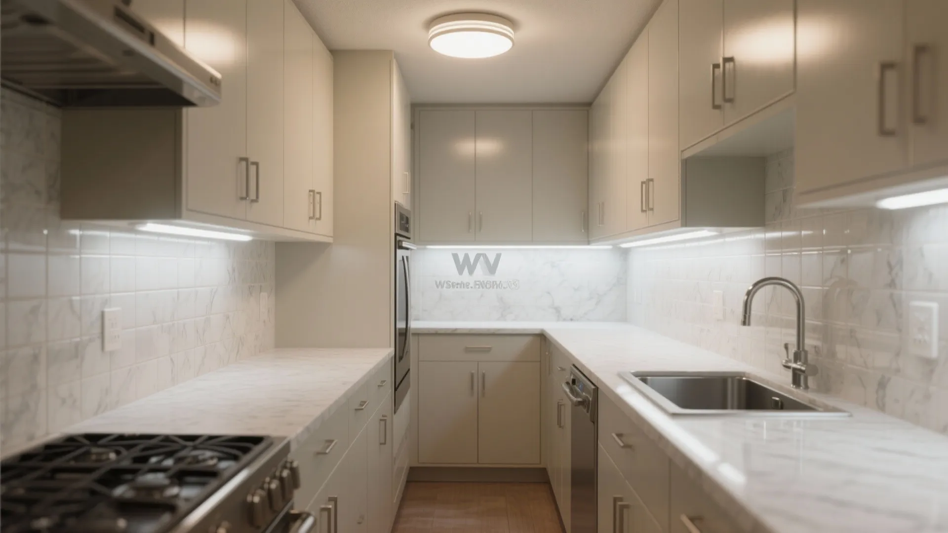 Light-reflecting surfaces for a brighter kitchen