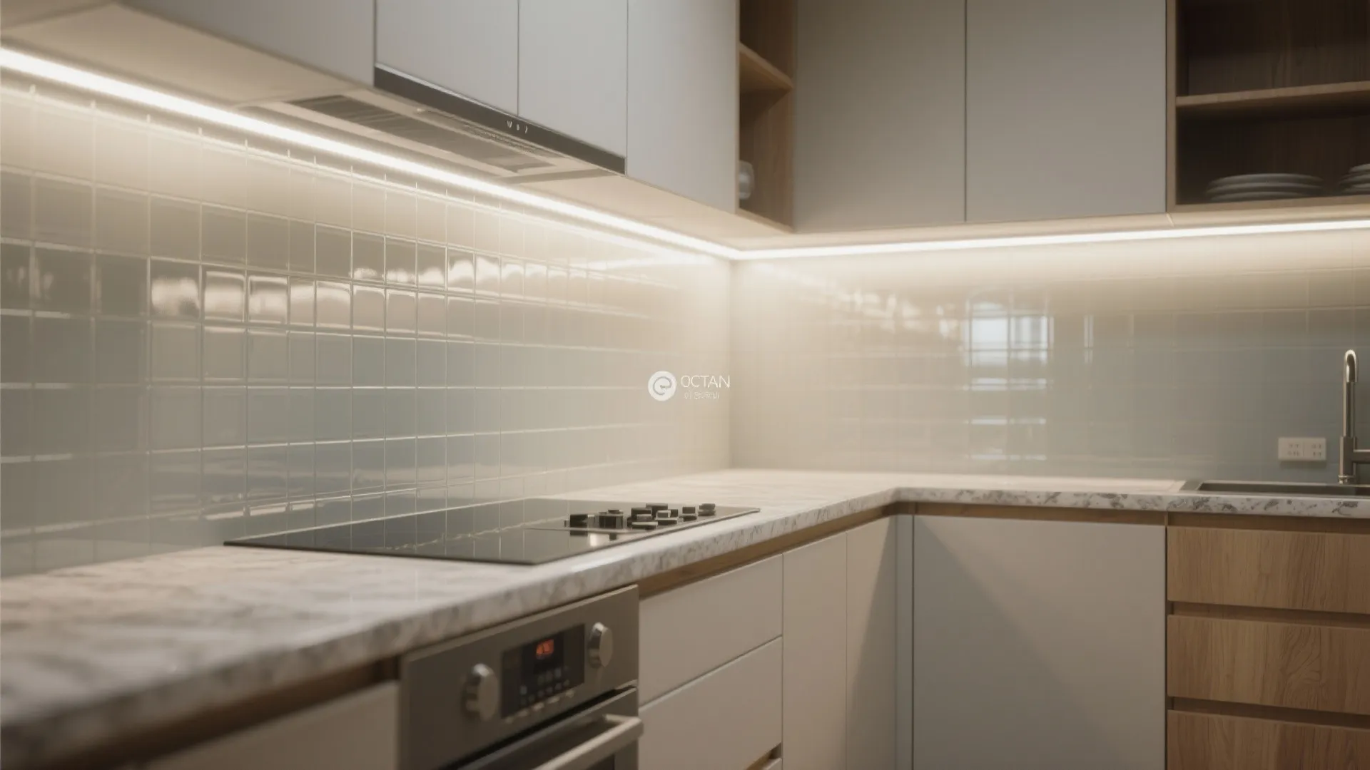 5. Layer light and reflective finishes