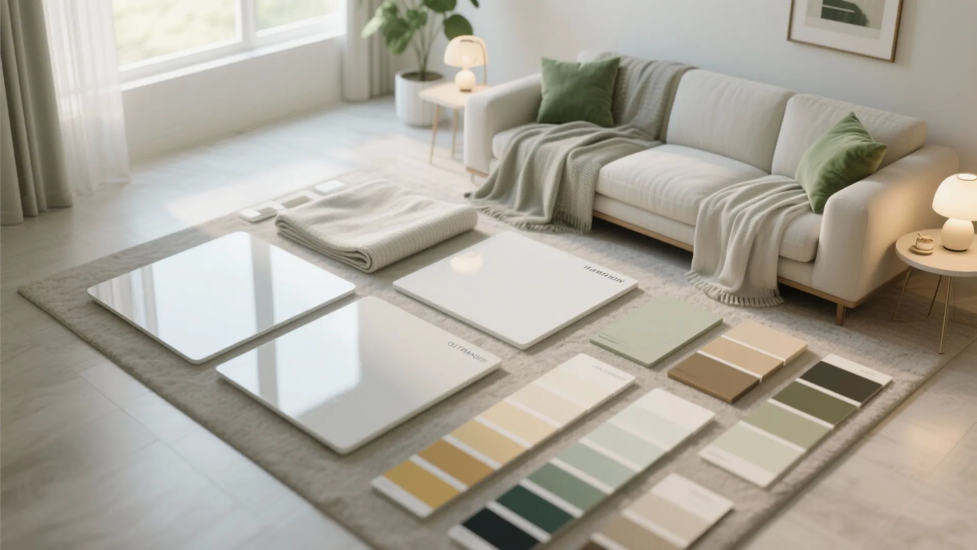 5. Light, reflective colors and layered lighting