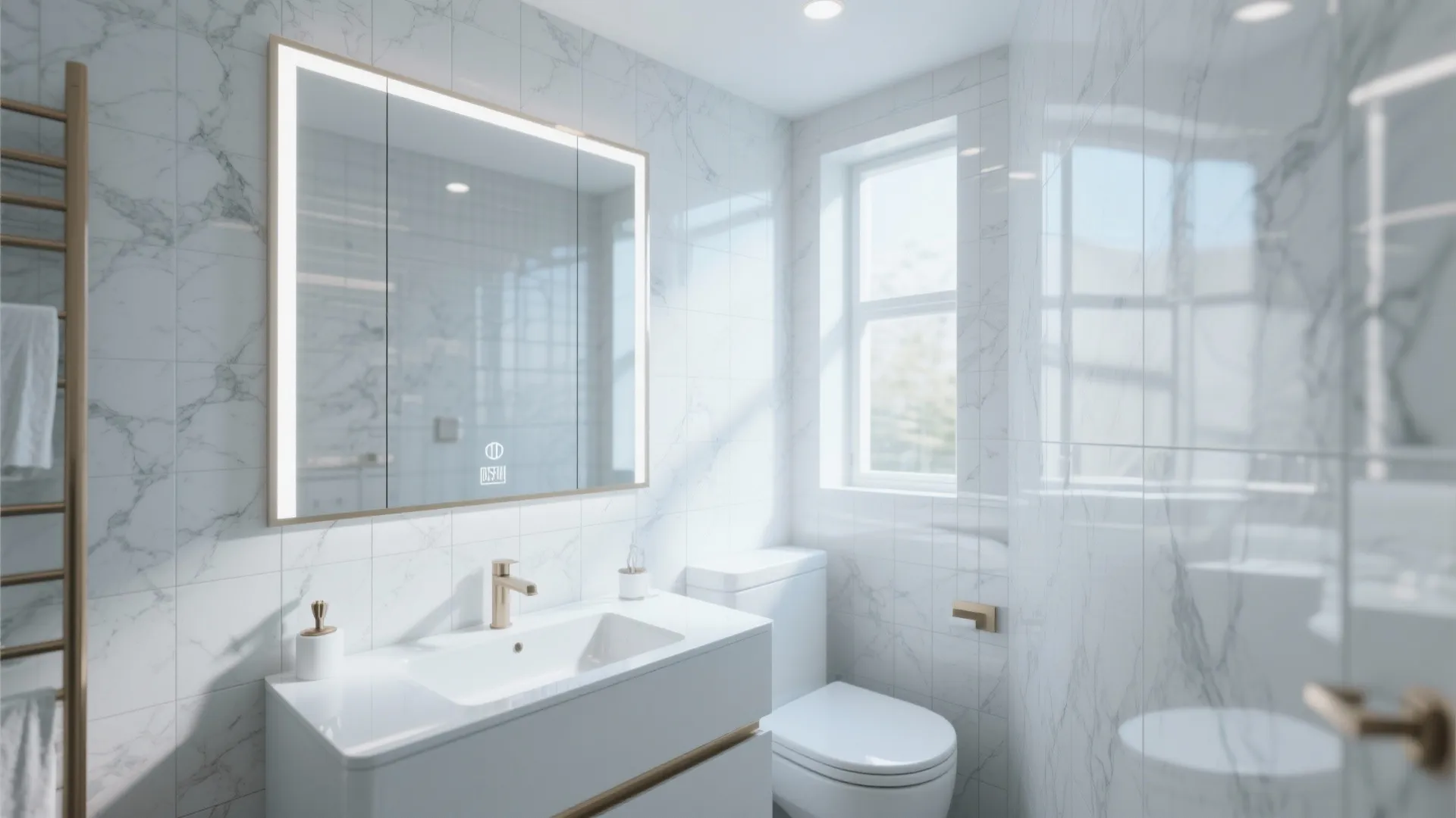 6. Light, reflective surfaces