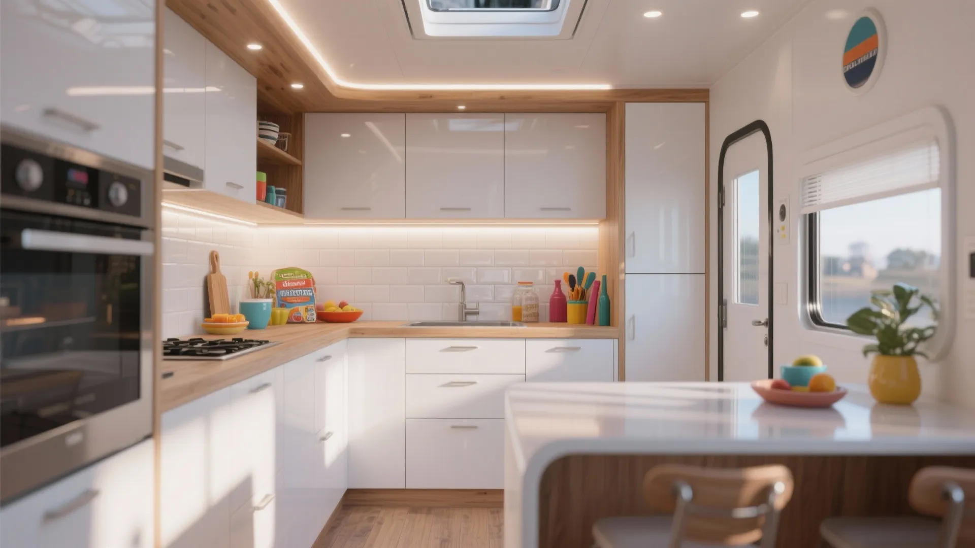 4. Light Colors and Reflective Surfaces