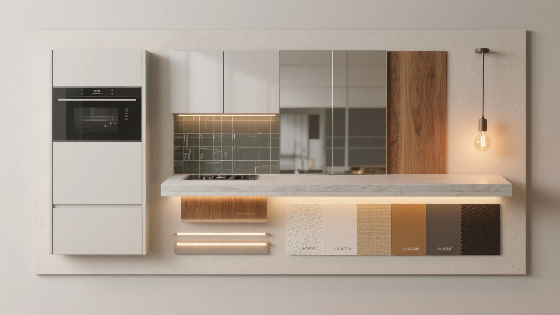 5. Light, reflective surfaces and strategic lighting