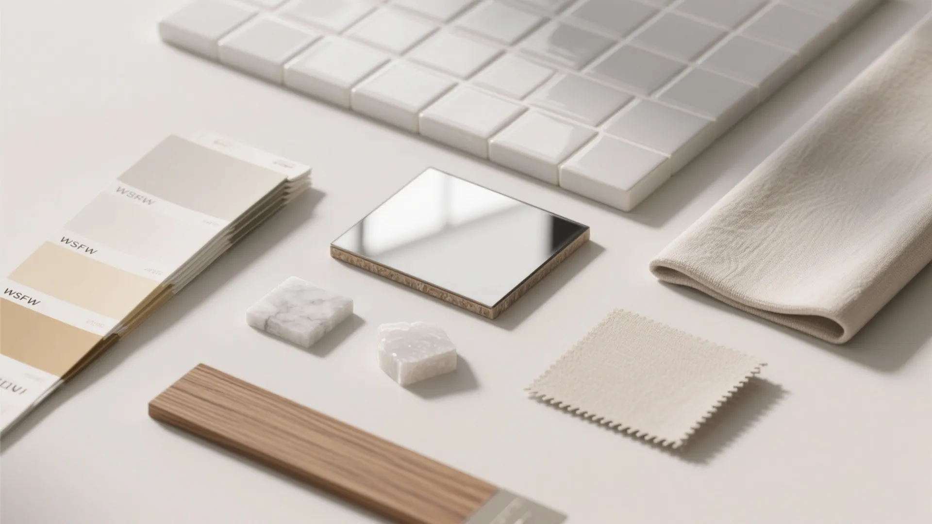 5. Light, reflective materials to amplify space