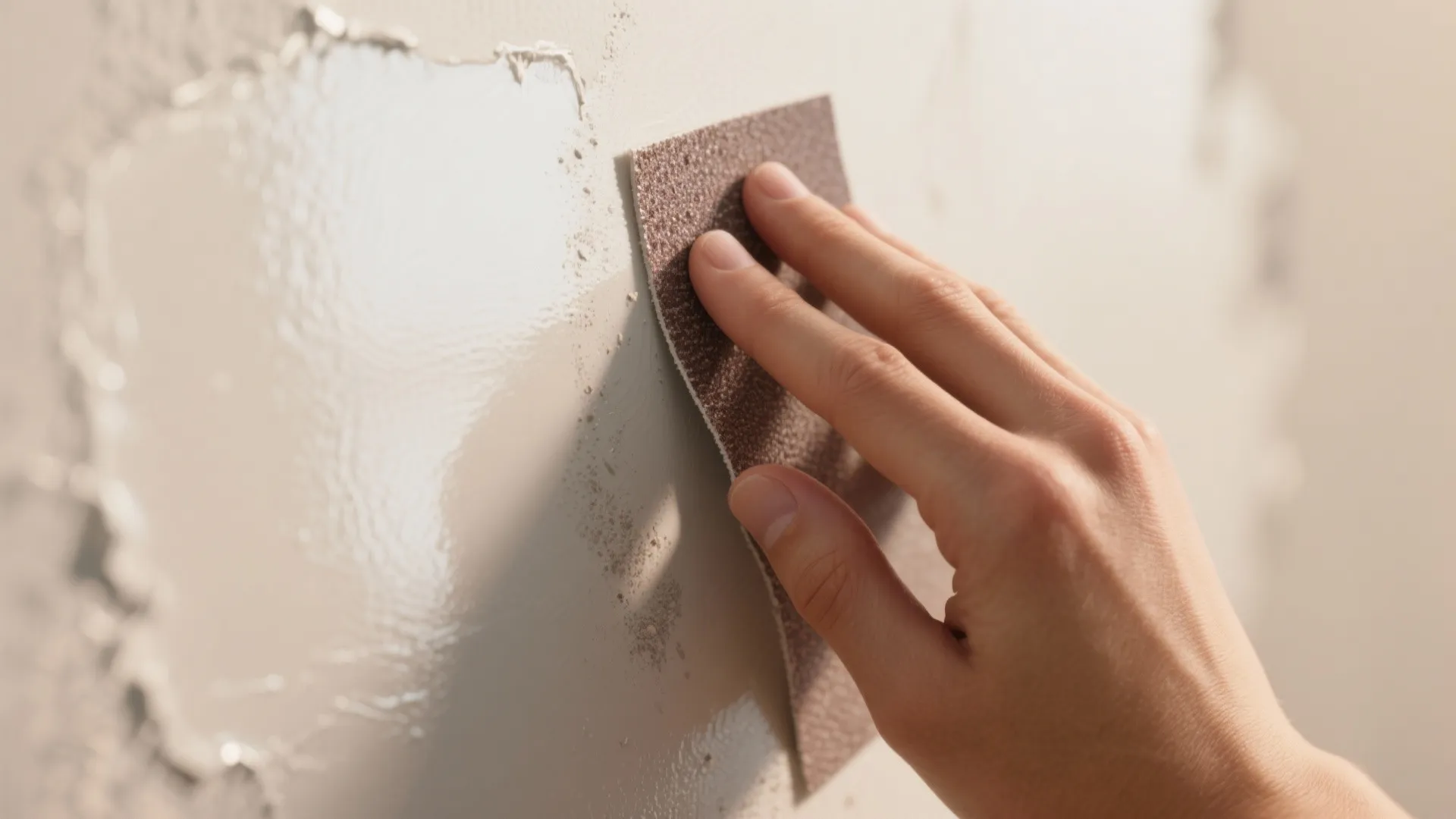 1. Light sanding to de-gloss and promote adhesion