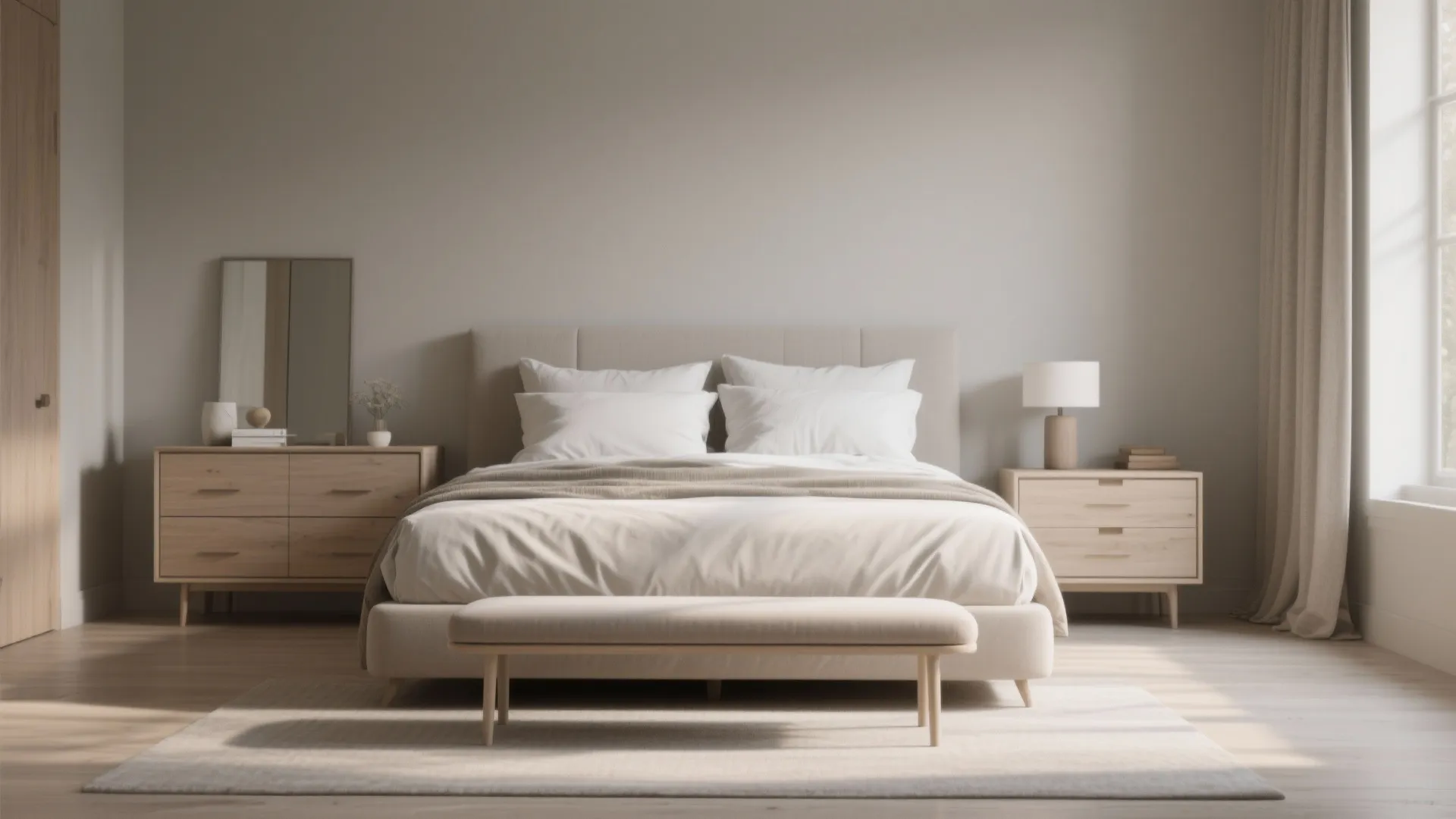 3. Keep furniture proportional and light in scale