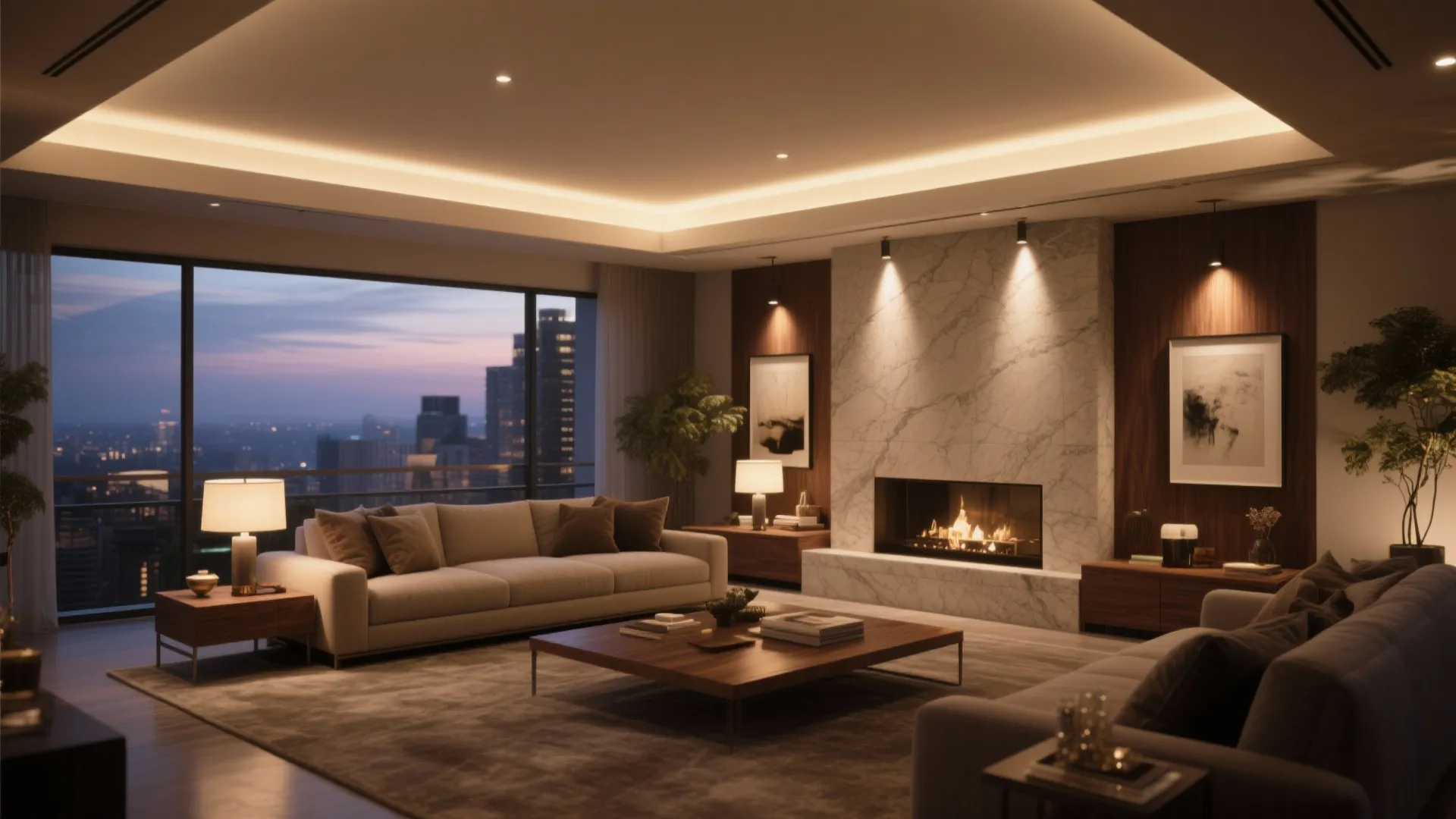 Layered lighting is the new luxury