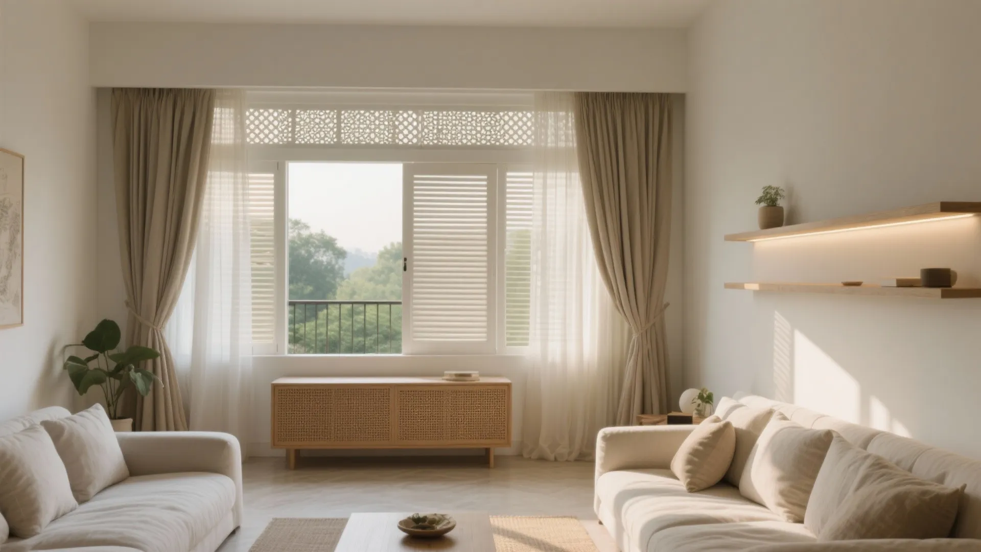 Climate-smart light, shade, and airflow