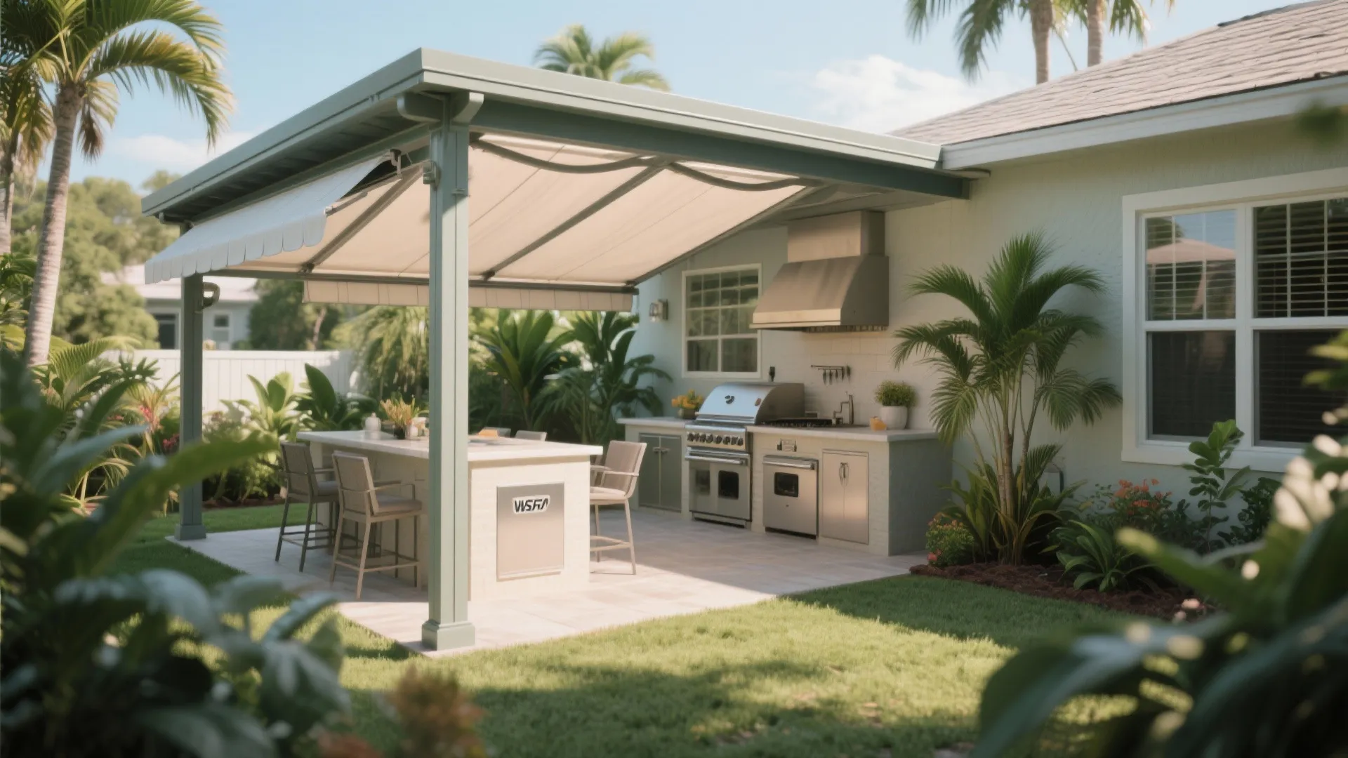 2. Shade Structures That Feel Light