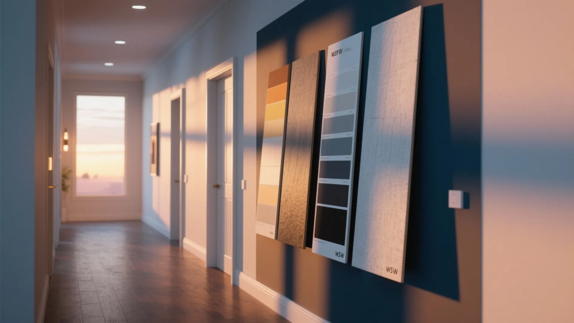 1. Start with light and shadow, not just paint chips