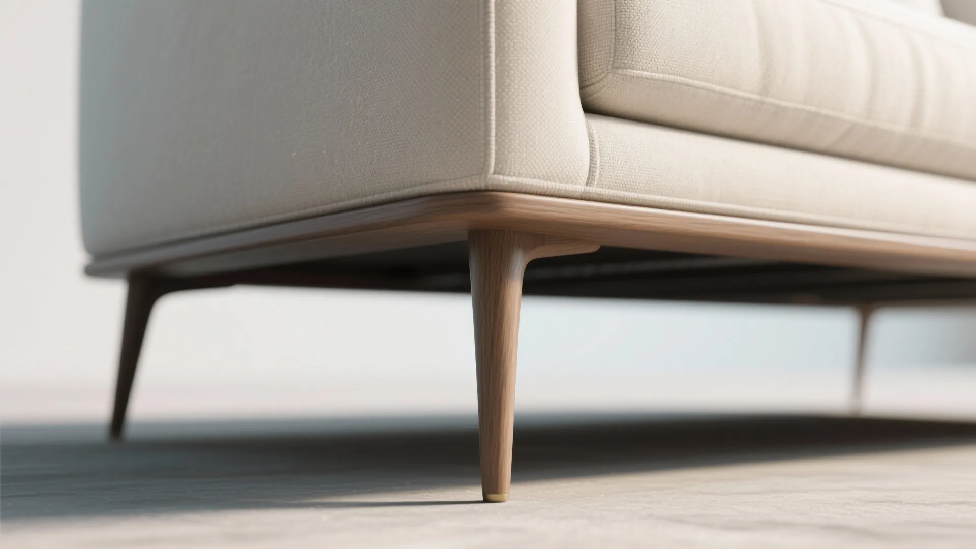 5. Keep the sofa visually light