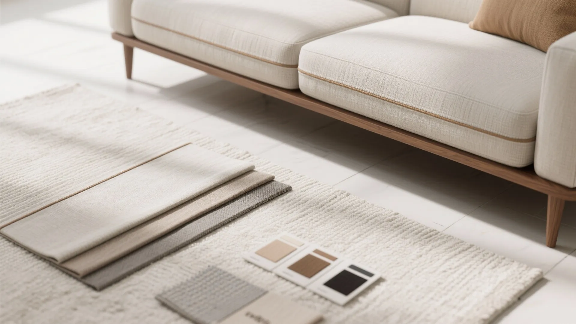 5. Use scale, color, and textiles to keep it light