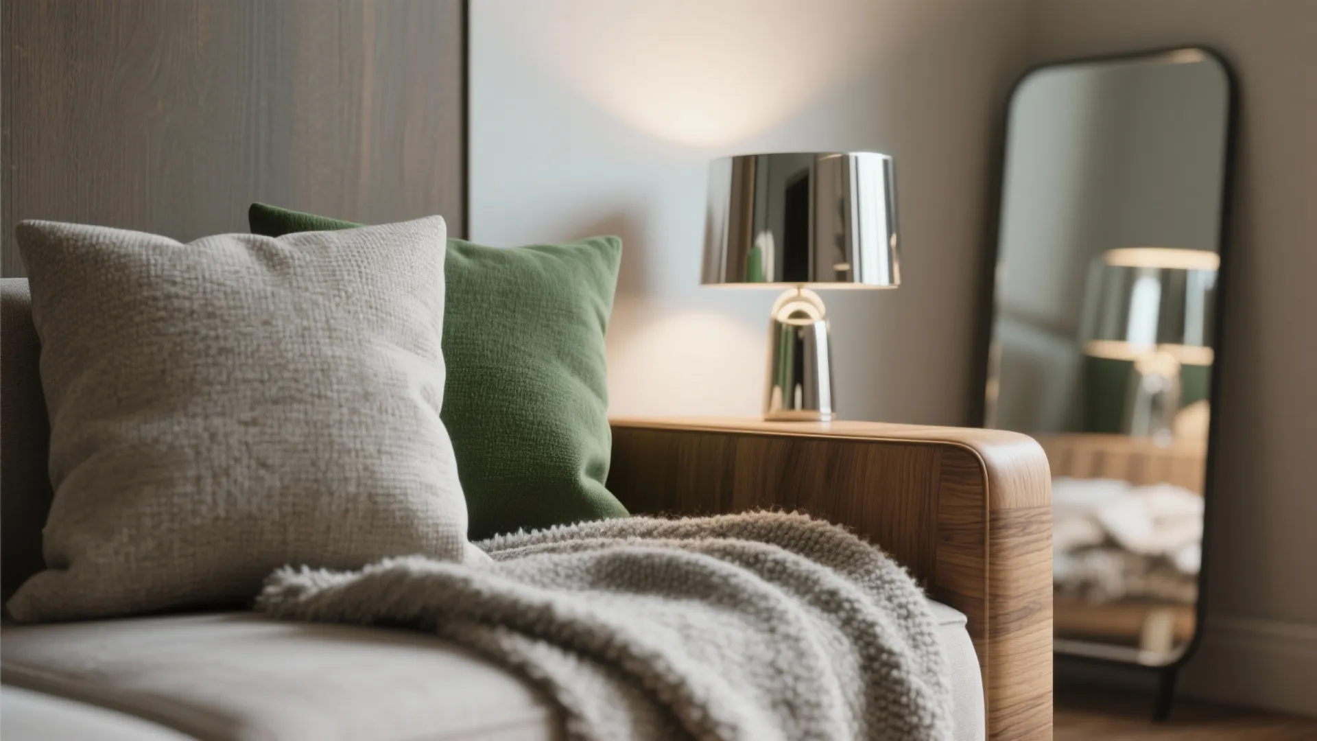 Light palettes, layered textures and reflective accents