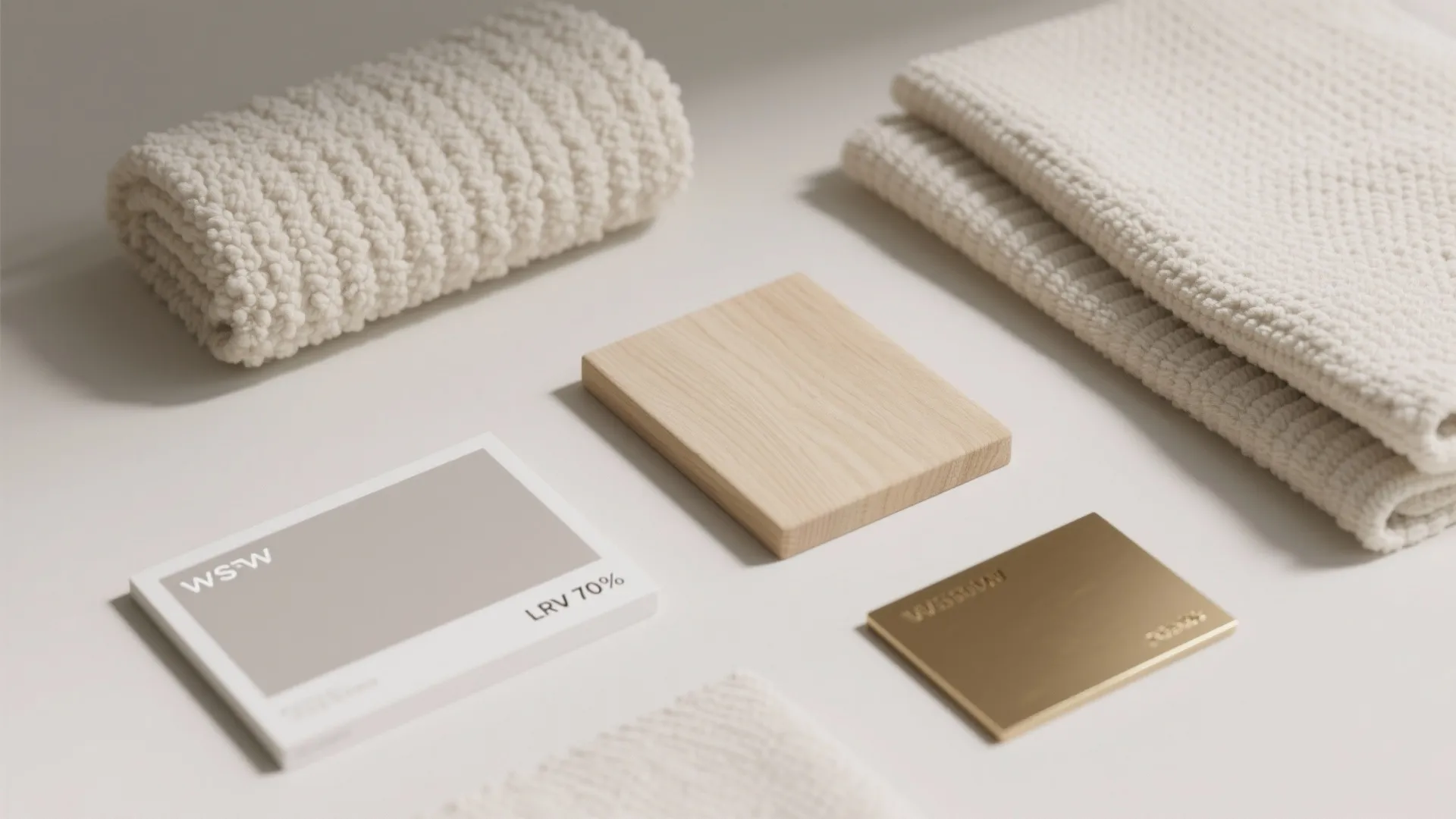 Textured layers and light palette to amplify space