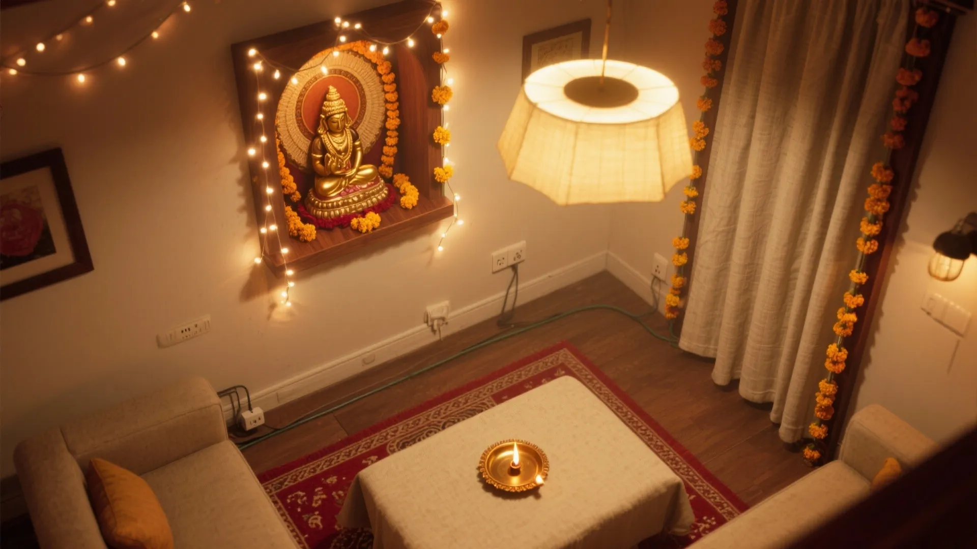 Layered Lightscapes: Diyas, LEDs, and Shadows