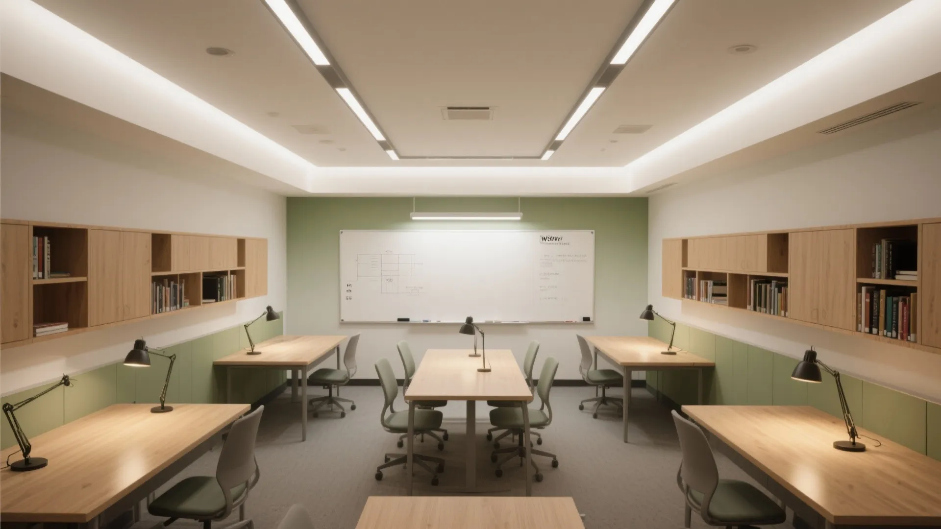 Layered lighting for clarity and comfort