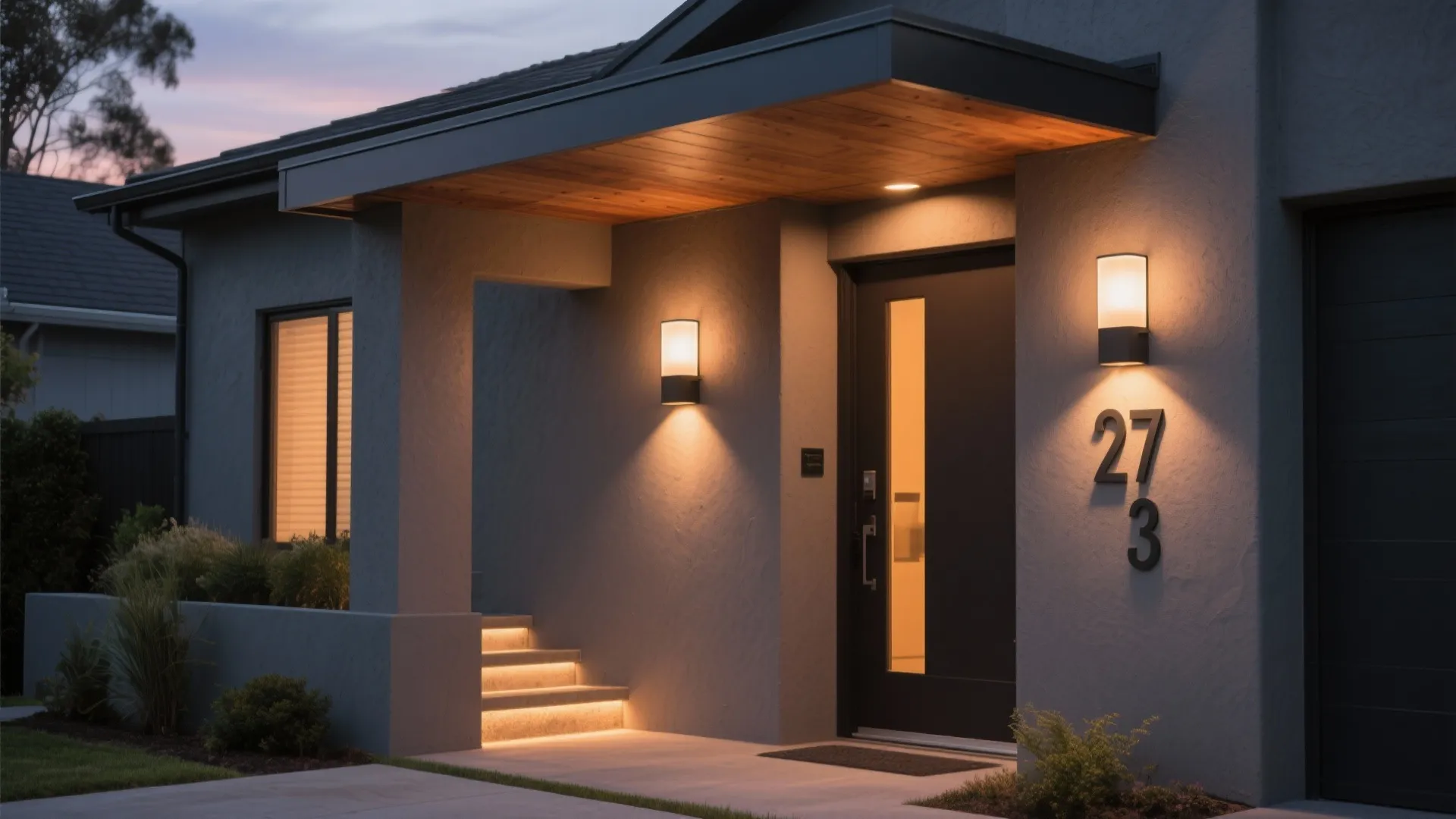 Lighting, address, and canopy as a trio