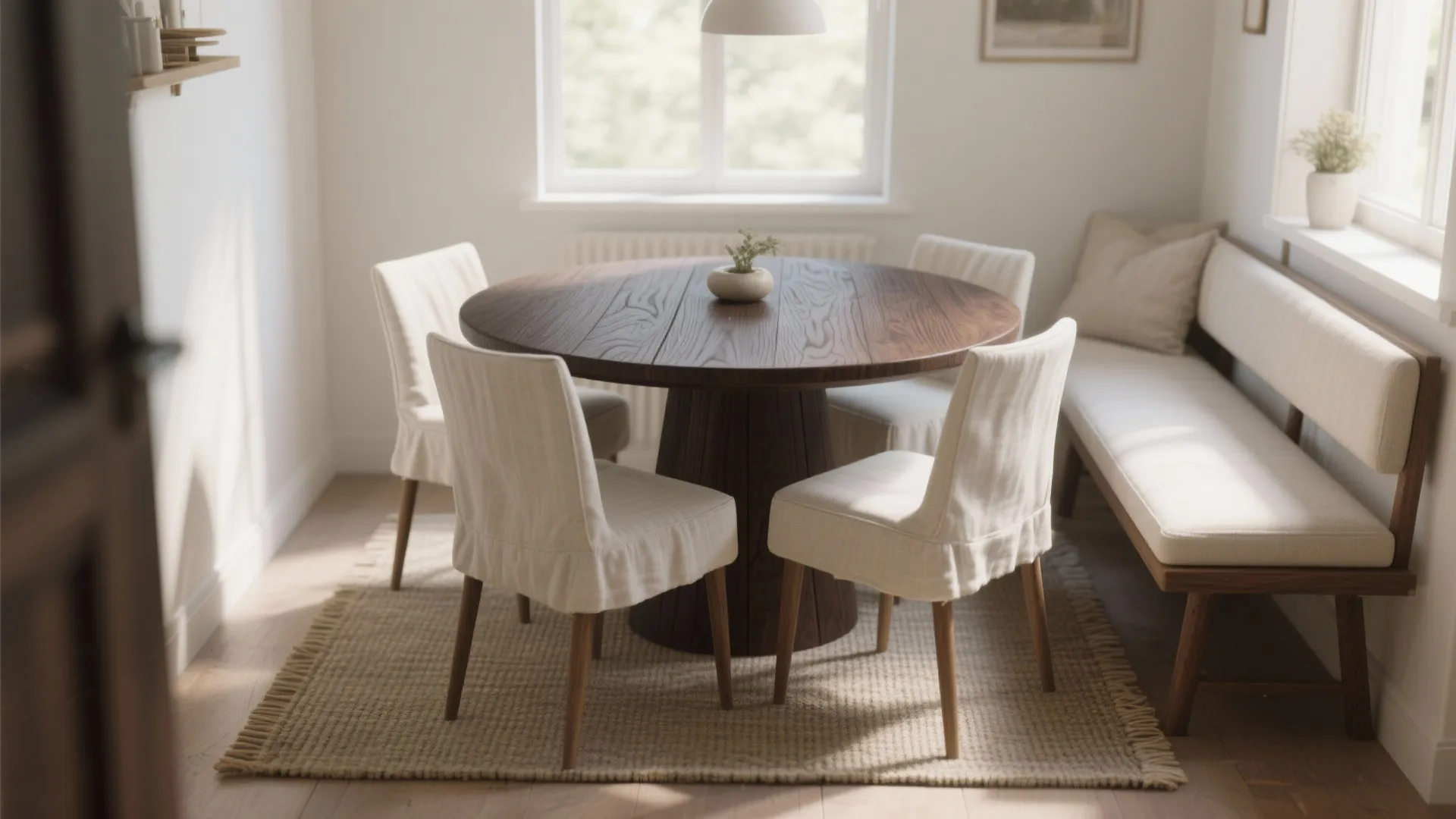 1. Contrast with Light Upholstery and Soft Linens