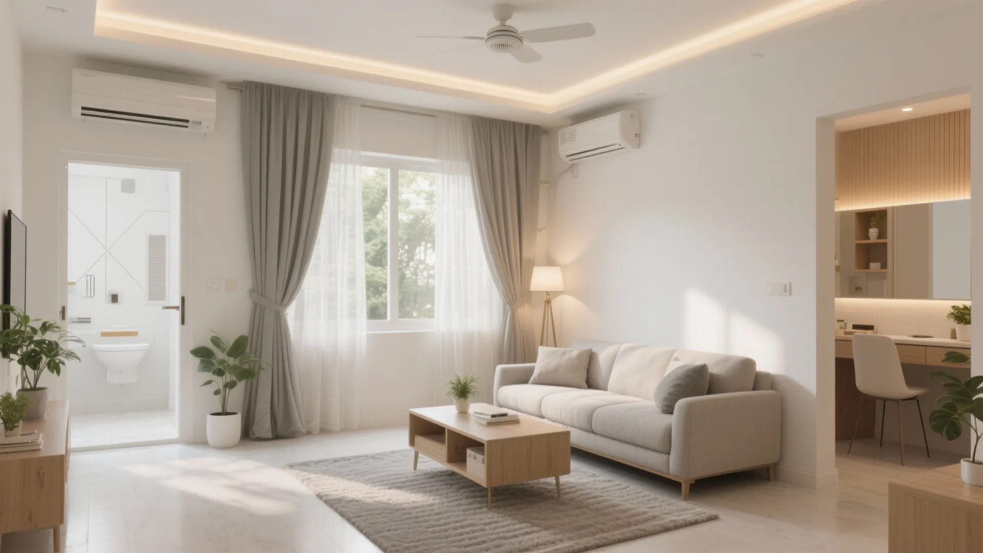 Light, ventilation, and healthy finishes