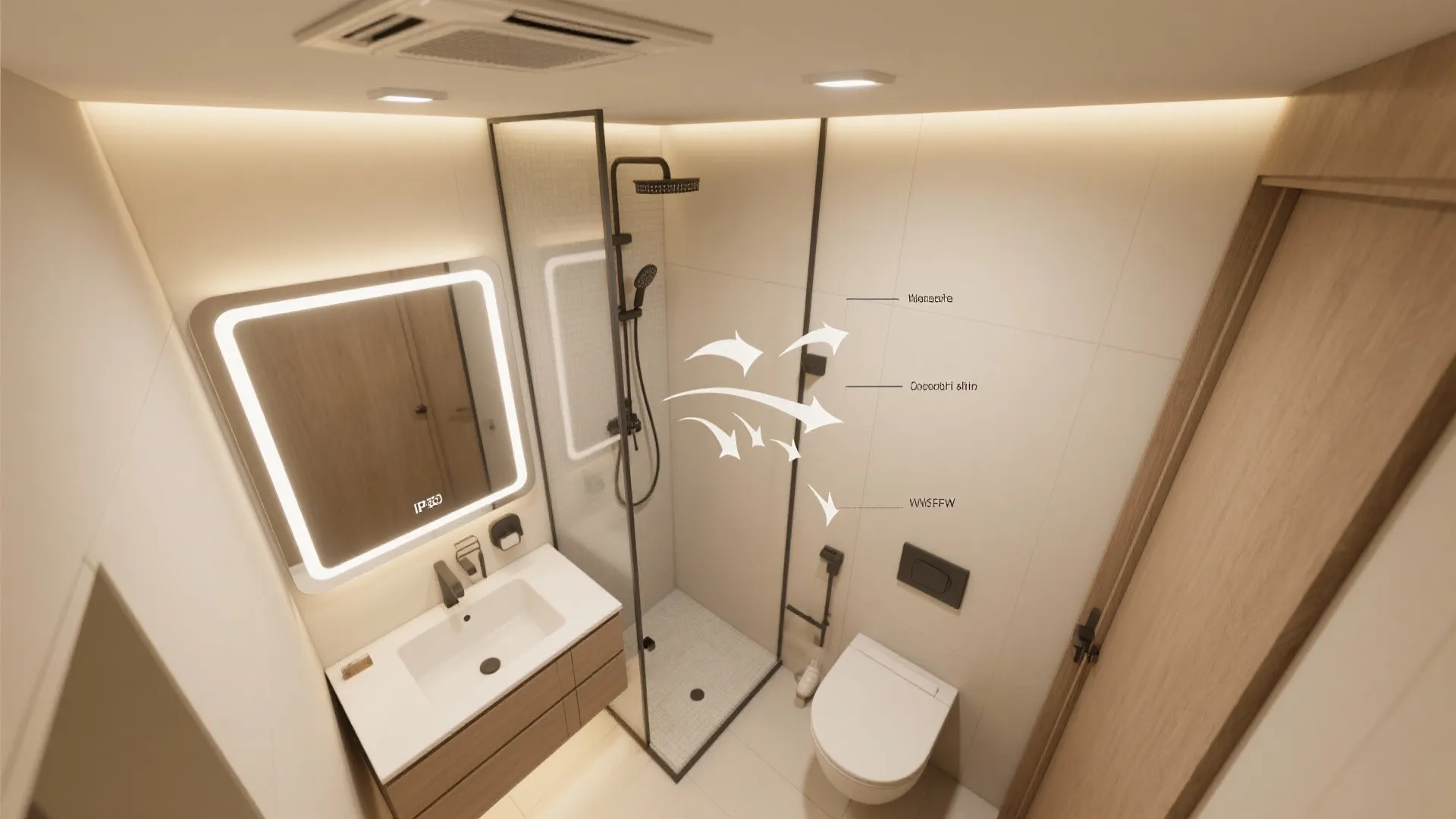 Lighting Layers and Ventilation that Fight Humidity