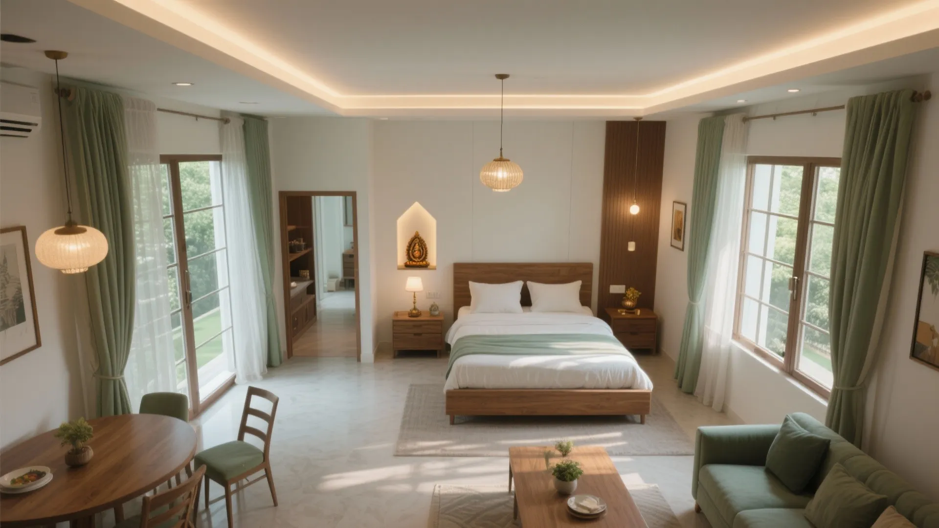 5) Light, ventilation, and Vastu-positive planning