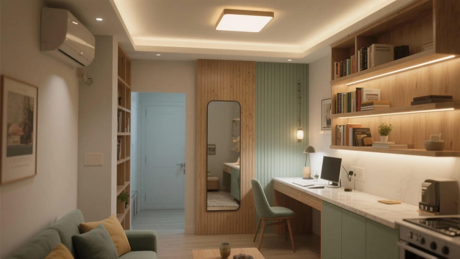 Light and Vertical Lines to Lift the Eye