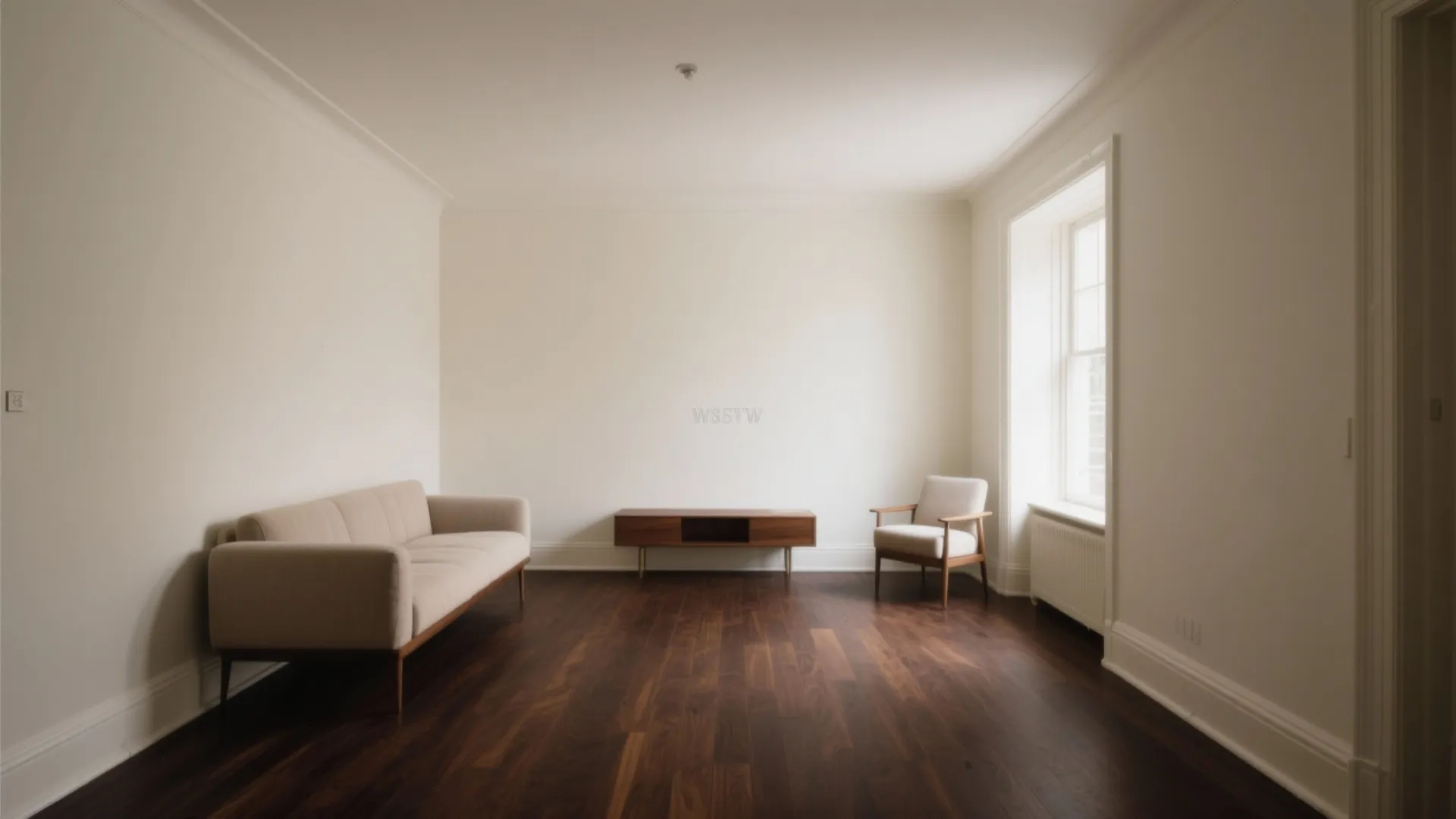 1) Light walls + dark floors: contrast that clarifies edges