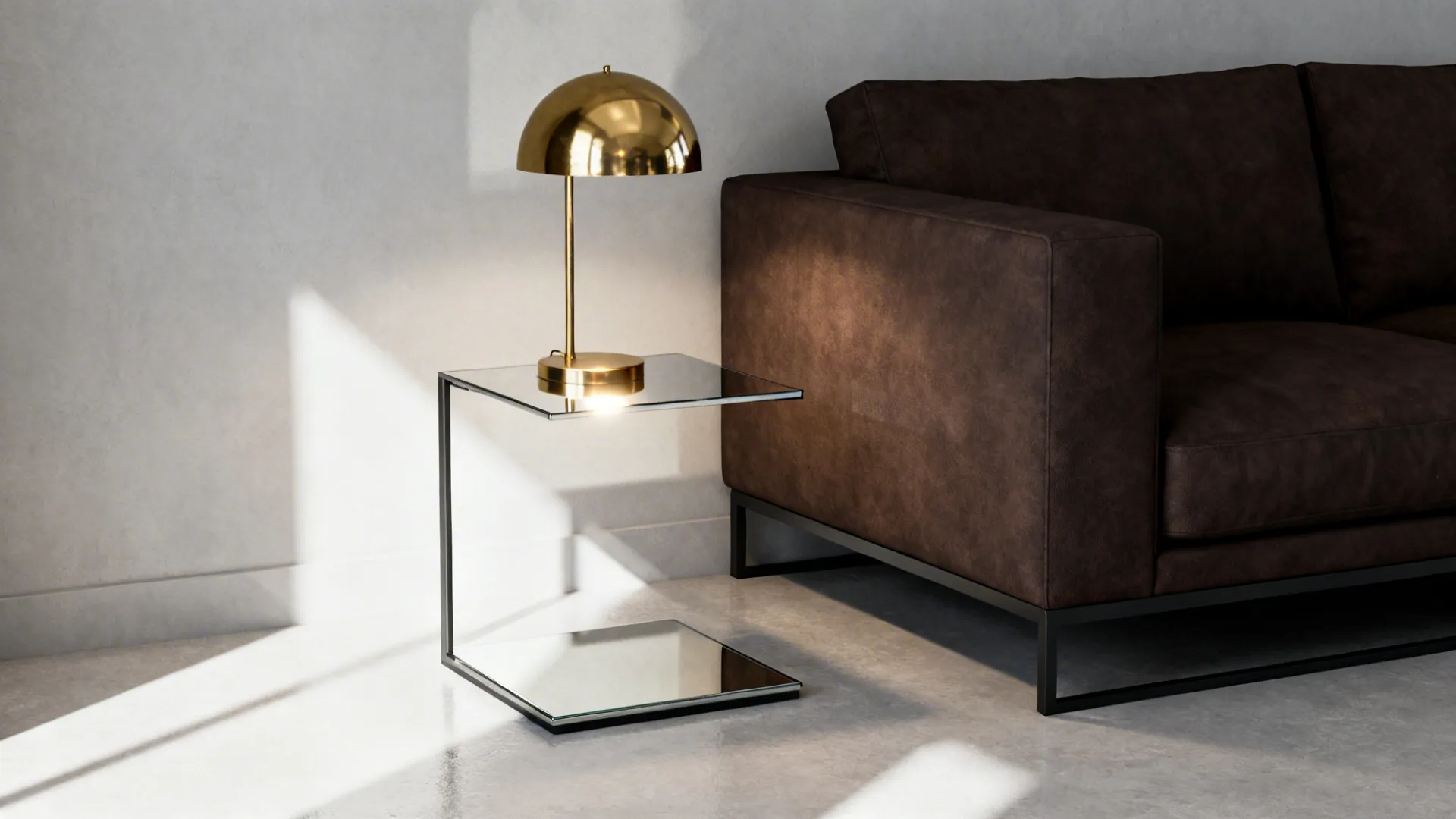 3. Contrast with light walls and reflective elements