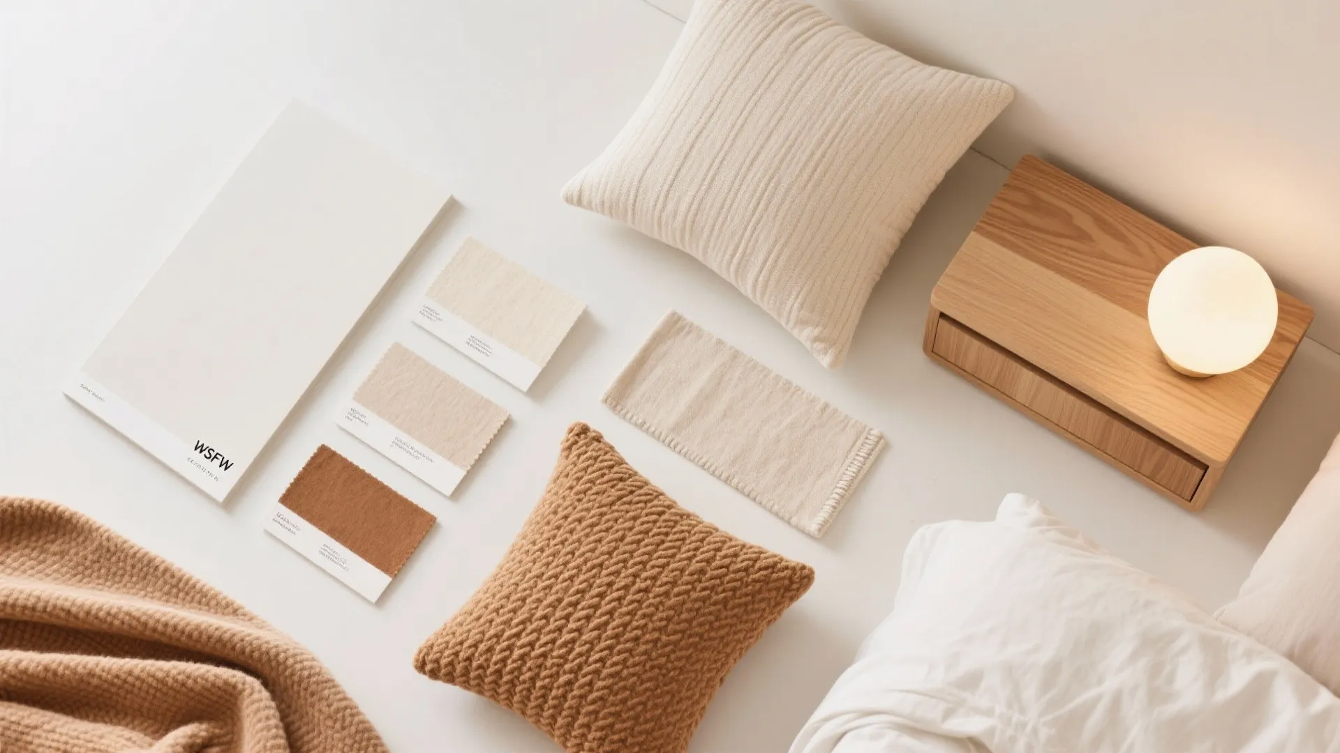 Light Color Palettes with Warm Accents